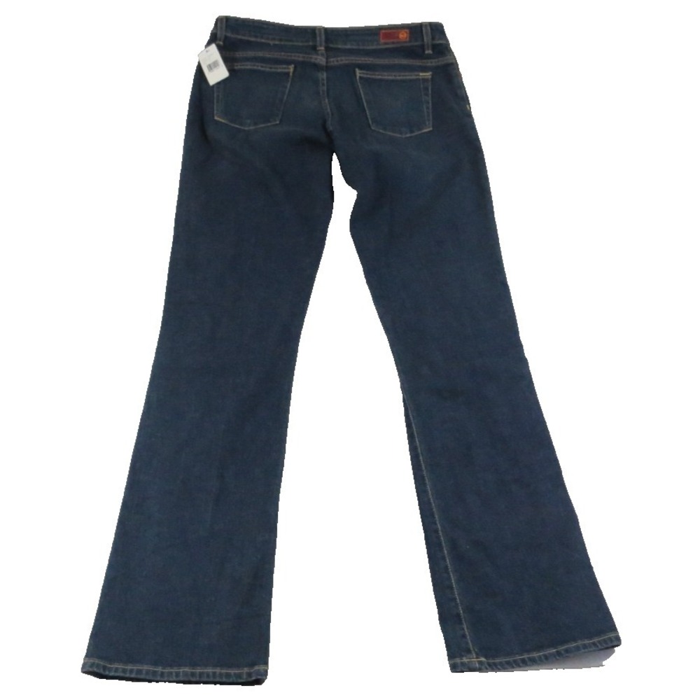 NWT AG Adriano Goldschmied Womens 31 Gemini Flare Jeans Dark Wash Made in USA